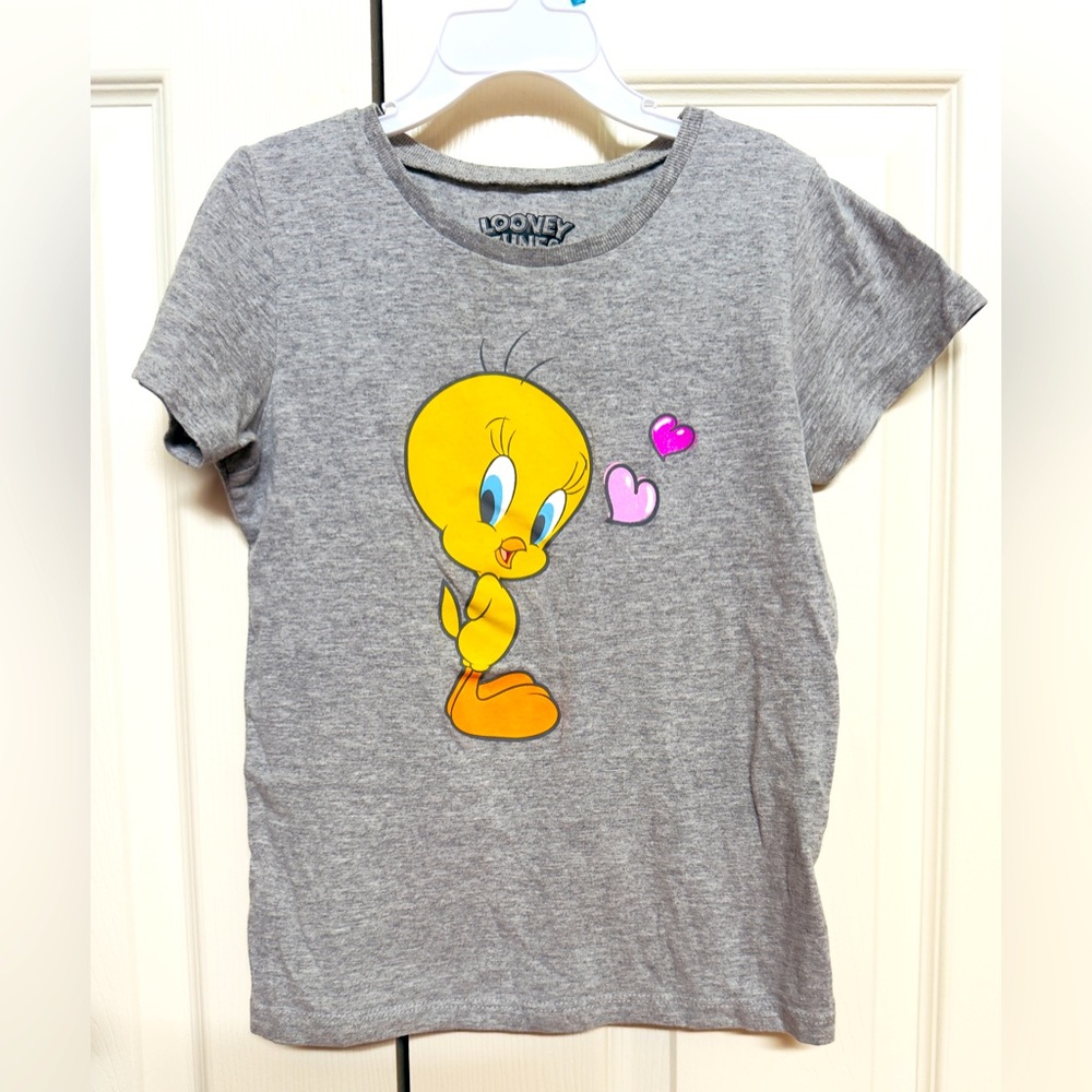 Adorable Kids Tweety Short Sleeve Tee size 7